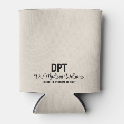 DPTパーソナライズされたフィジカルセラピーギフト 缶クーラー (正面)