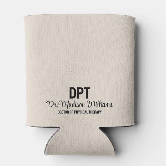 DPTパーソナライズされたフィジカルセラピーギフト 缶クーラー (裏面)