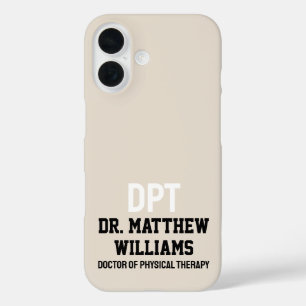 DPTパーソナライズされたフィジカルセラピーギフト iPhone 16ケース