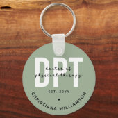 DPTパーソナライズされたフィジカルセラピー キーホルダー (正面)