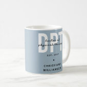 DPTパーソナライズされたフィジカルセラピー コーヒーマグカップ (正面右)