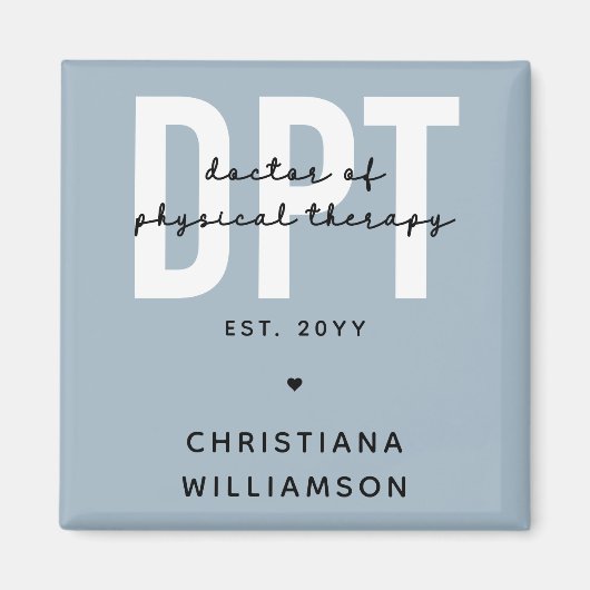 DPTパーソナライズされたフィジカルセラピー マグネット (正面)