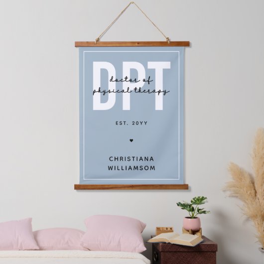 DPTパーソナライズされたフィジカルセラピー 吊り下げ型タペストリー (寝室)