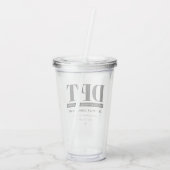 DPTパーソナライズされたモダンフィジカルセラピー アクリルタンブラー (裏面)