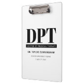 DPTパーソナライズされたモダンフィジカルセラピー クリップボード (左)