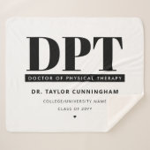 DPTパーソナライズされたモダンフィジカルセラピー シェルパブランケット (正面(横))