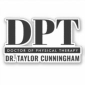 DPTパーソナライズされたモダンフィジカルセラピー シール (正面)