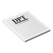 DPTパーソナライズされたモダンフィジカルセラピー ノートパッド (アングル)