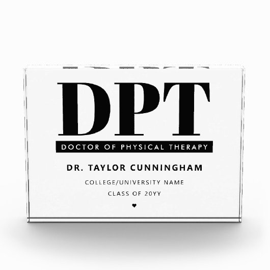 DPTパーソナライズされたモダンフィジカルセラピー フォトブロック (正面)