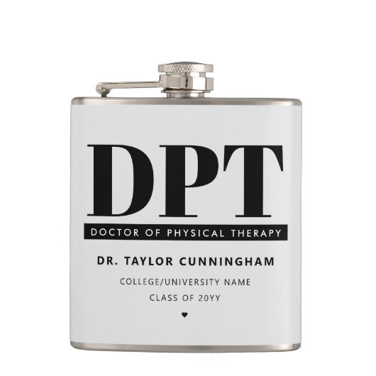 DPTパーソナライズされたモダンフィジカルセラピー フラスク (正面)