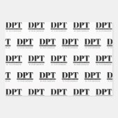 DPTパーソナライズされたモダンフィジカルセラピー ラッピングペーパーシート (正面3)