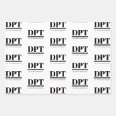 DPTパーソナライズされたモダンフィジカルセラピー ラッピングペーパーシート (正面2)
