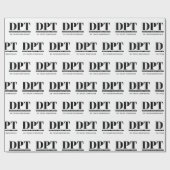 DPTパーソナライズされたモダンフィジカルセラピー ラッピングペーパー (フラット)