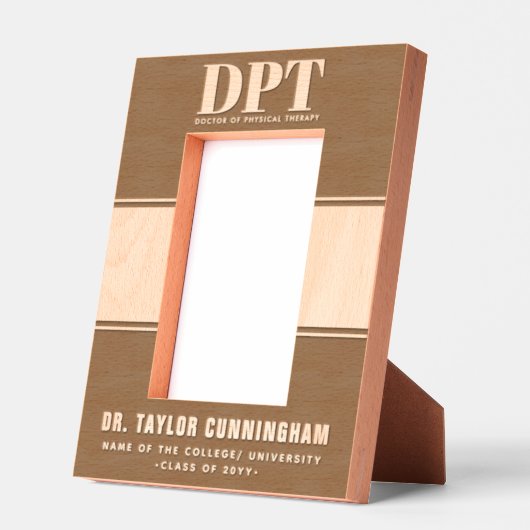 DPTパーソナライズされたモダンフィジカルセラピー レーザー彫刻フレーム (左)