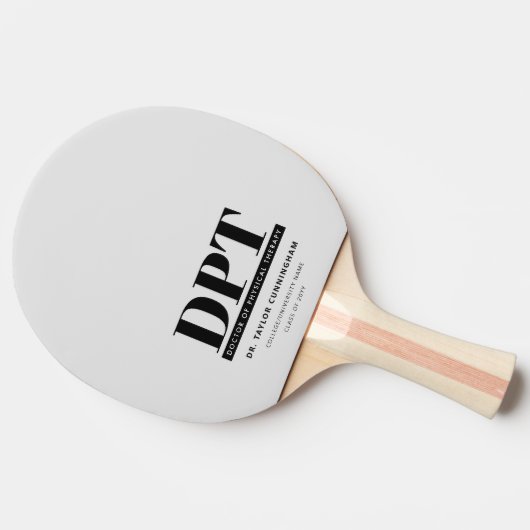 DPTパーソナライズされたモダンフィジカルセラピー 卓球ラケット (横)