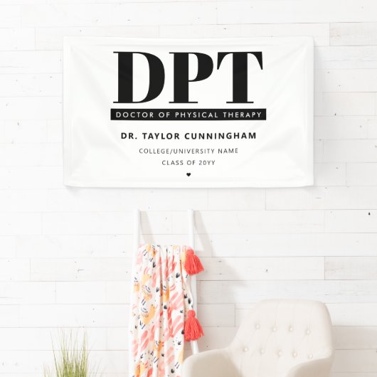 DPTパーソナライズされたモダンフィジカルセラピー 横断幕 (インサイチュ)