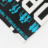 DPTフィジカルセラピー療法医  フリースブランケット (角)