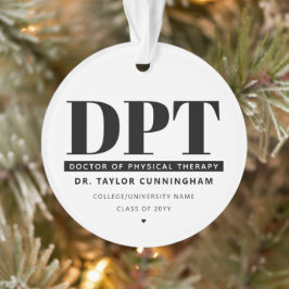 DPTモダンフィジカルセラピー卒業博士 オーナメント