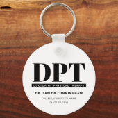 DPTモダンフィジカルセラピー卒業博士 キーホルダー (裏面)
