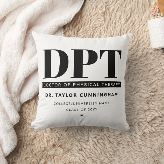 DPTモダンフィジカルセラピー卒業博士 クッション (ブランケット)