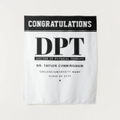 DPTモダンフィジカルセラピー卒業博士 タペストリー (正面)