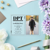 DPT Doctor of Physical Therapy Graduation Photo アクリル招待状 (インサイチュ (ウェディング))