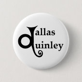 DQボタン 缶バッジ (正面)