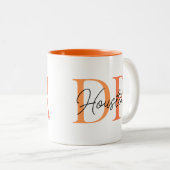 DRクールスタイリッシュギフトパーソナライズされたドクターコーヒー ツートーンマグカップ (正面右)