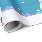 drサンタクロースcovidクリスマスマスク顔ドクター ラッピングペーパー (ロールコーナー)