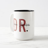 DRパーソナライズされた mag、 ツートーンマグカップ (正面左)