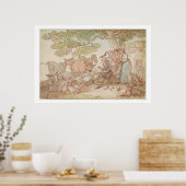 Dr構文スケッチ後の自然 ポスター (キッチン)