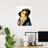 DR035 Golden Retrieverポスター ポスター (ホームオフィス)