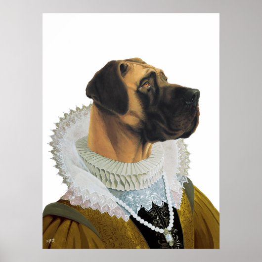 DR184 Great Daneポスター ポスター (正面)