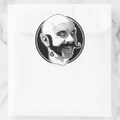 Dr.ぎこちないサークルステッカー ラウンドシール (バッグ)