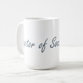 DR.ソーシャル・ワーク コーヒーマグカップ (正面左)