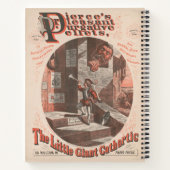 Dr.ピアースの下剤ペレットのビンテージ広告 ノートブック (裏面)