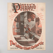 Dr.ピアースの下剤ペレットのビンテージ広告 ポスター (正面)