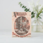 Dr.ピアースの下剤ペレットのビンテージ広告 ポストカード (スタンド正面)