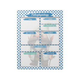 Dr.ブルー格言看護 – 病態生理学テンプレート ノートパッド