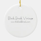 Dr.マイルズ緩下剤タブレットEphemera セラミックオーナメント (裏面)