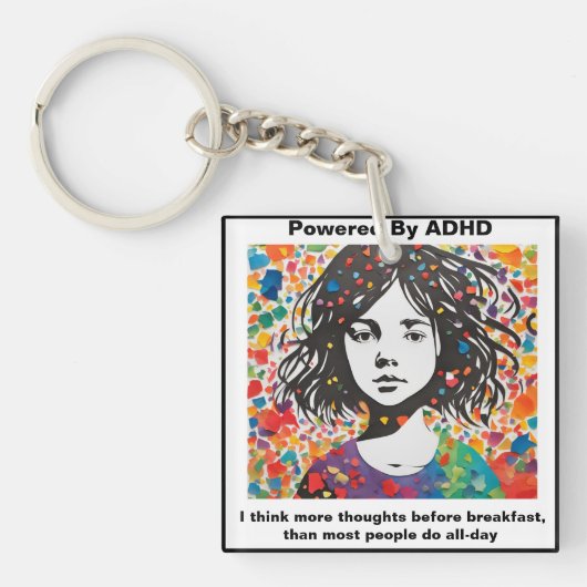 Dr.Anders Osborne Ph.D. -引用文前向きADHD Mag キーホルダー (正面)