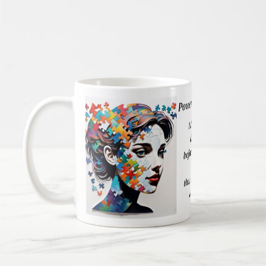 Dr.Anders Osborne Ph.D. -引用文前向きADHD W Mug コーヒーマグカップ (左)