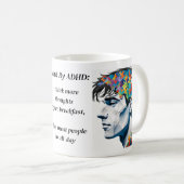 Dr.Anders Osborne Ph.D. -引用文前向きADHD W Mug コーヒーマグカップ (正面右)