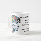 Dr.Anders Osborne Ph.D. -引用文前向きADHD W Mug コーヒーマグカップ (正面左)