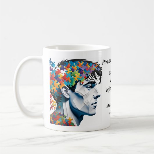 Dr.Anders Osborne Ph.D. -引用文前向きADHD W Mug コーヒーマグカップ (左)