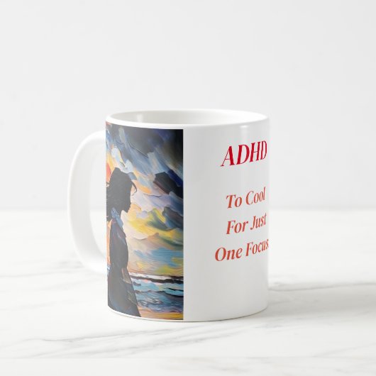 Dr.Anders Osborne Ph.D. - ADHD Mug コーヒーマグカップ (正面左)