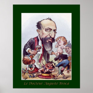 Dr. Augustus Broca ～小児科/手術～モローチ ポスター