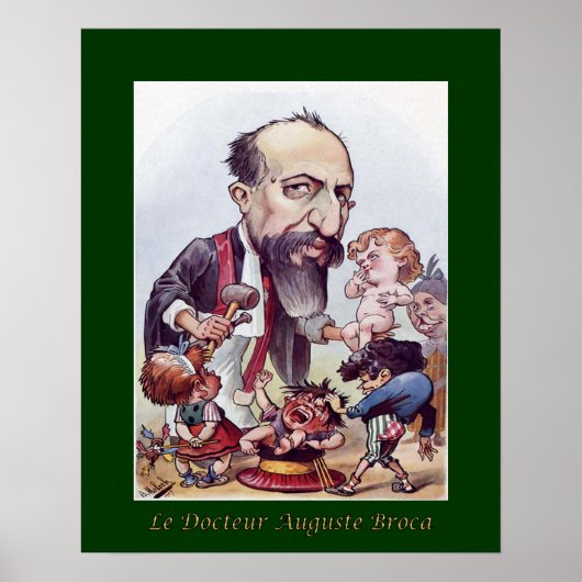 Dr. Augustus Broca ～小児科/手術～モローチ ポスター (正面)