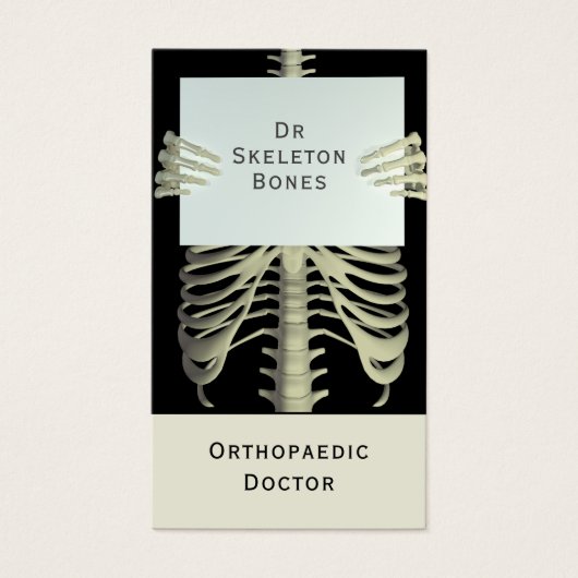 Dr. Bone Specialist Orthopedic Doctor Business Car (正面)