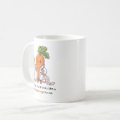 Dr. Carrot ECG Funny Medical Mug - Future Doctor G コーヒーマグカップ (正面左)